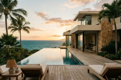 Luxury oceanfront villa in Wailea, Maui