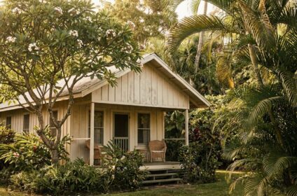 Garden bungalow in Poipu on Kauai