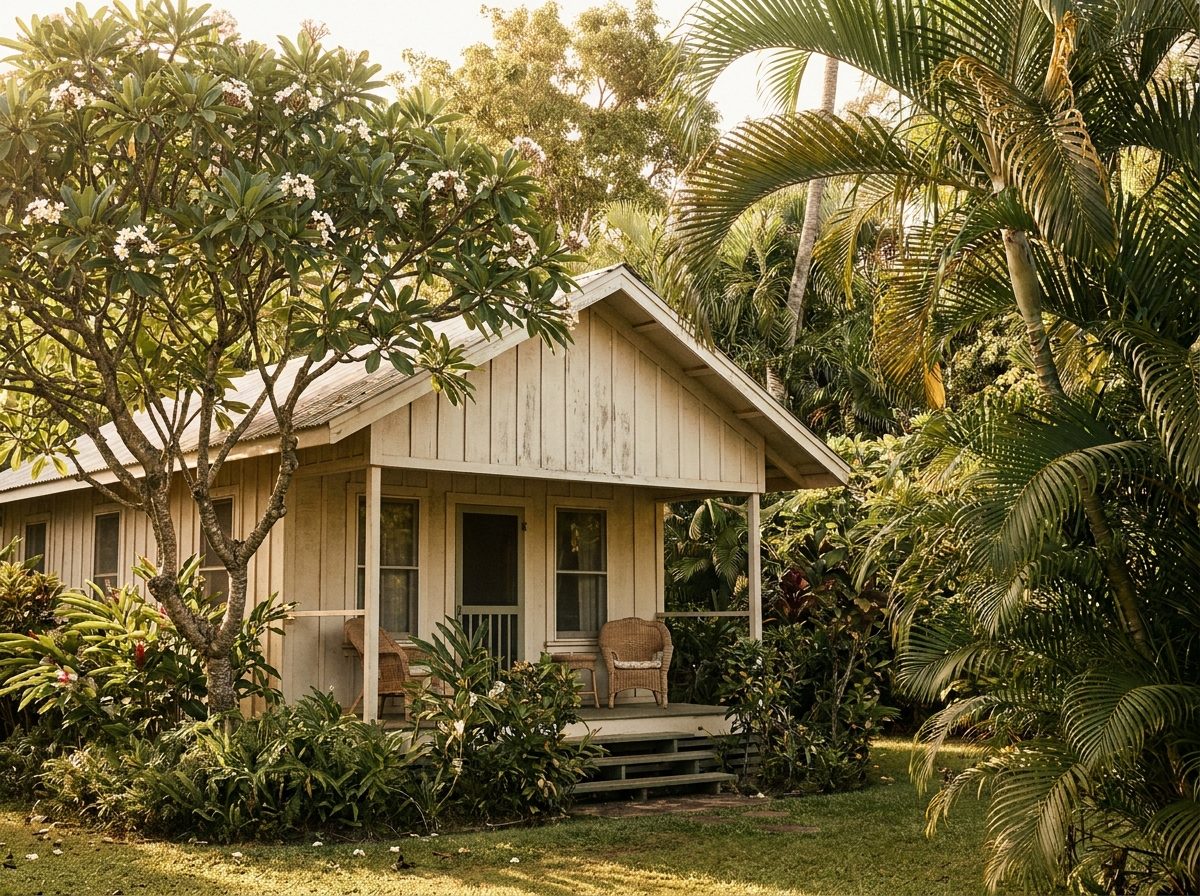 Garden bungalow in Poipu on Kauai