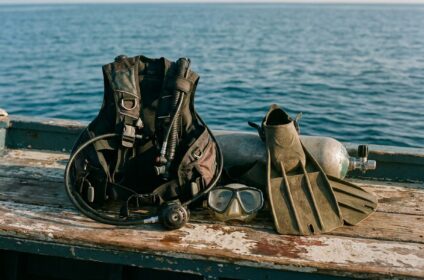 Scuba diving gear rental package in Kona