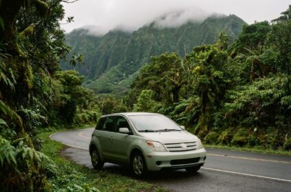 Compact car rental on Kauai